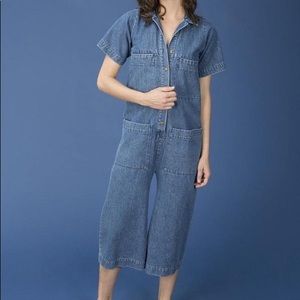 Ilana Kohn Mabel Jumpsuit in Denim. Size Small.